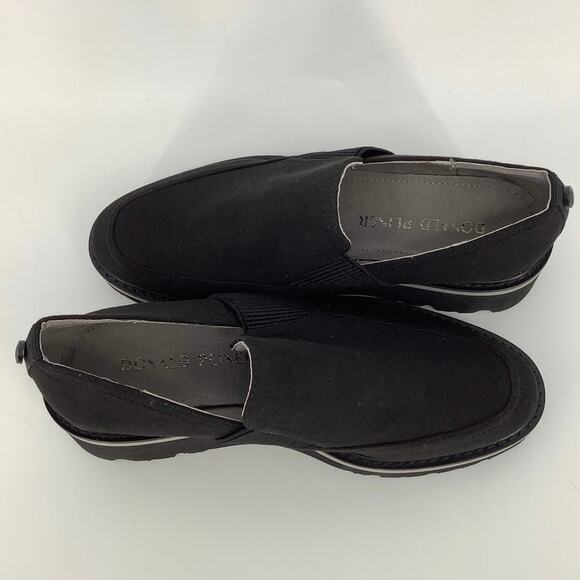Donald Pliner Size 5M Black Trudie Slip On Platform Wedge Loafers Shoes OS12-7 - Picture 5 of 10